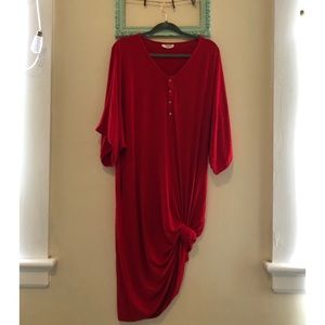 Dwell & Slumber Scarlet Red Dress JERSEY ONE SIZE